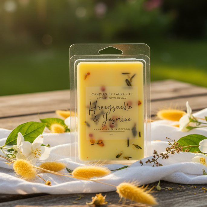 Honeysuckle and Jasmine 6 oz Wax Melt