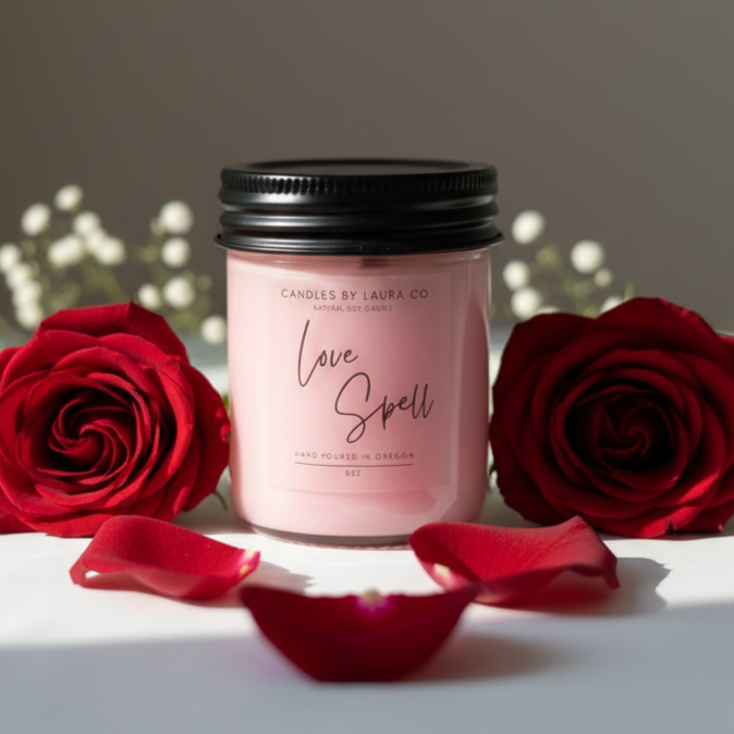 Love Spell Soy Jar Candle