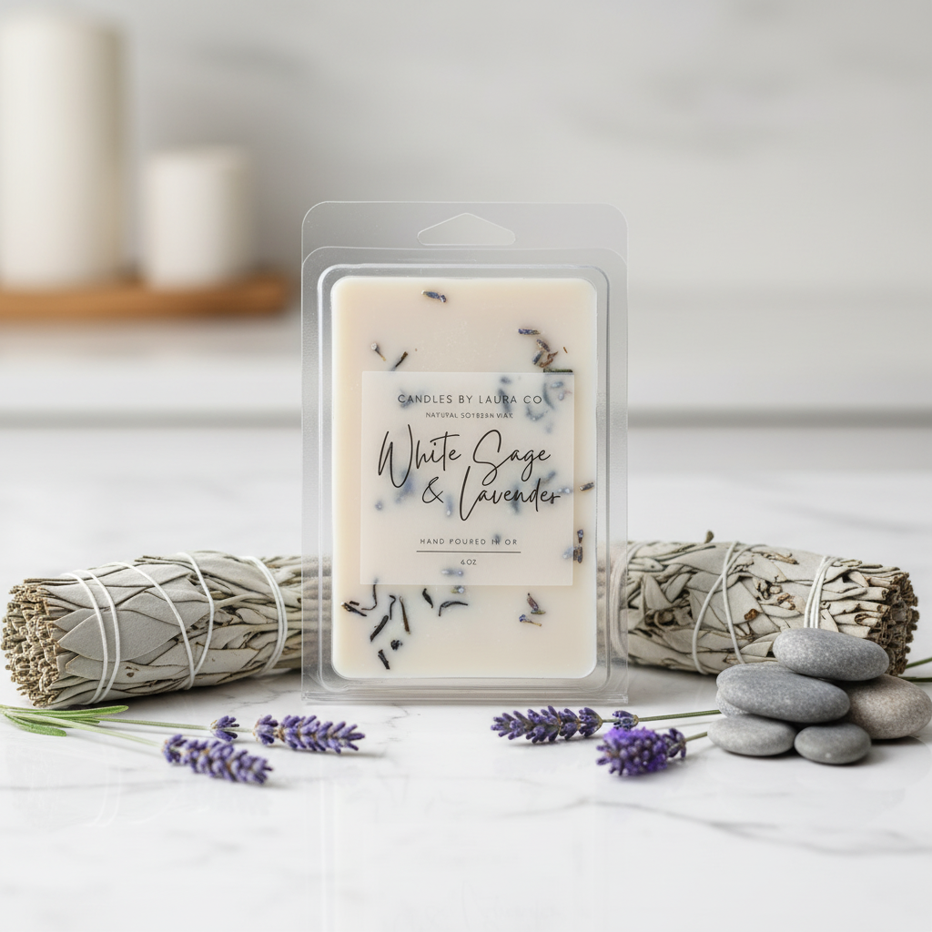 White Sage and Lavender Soy Wax Melts