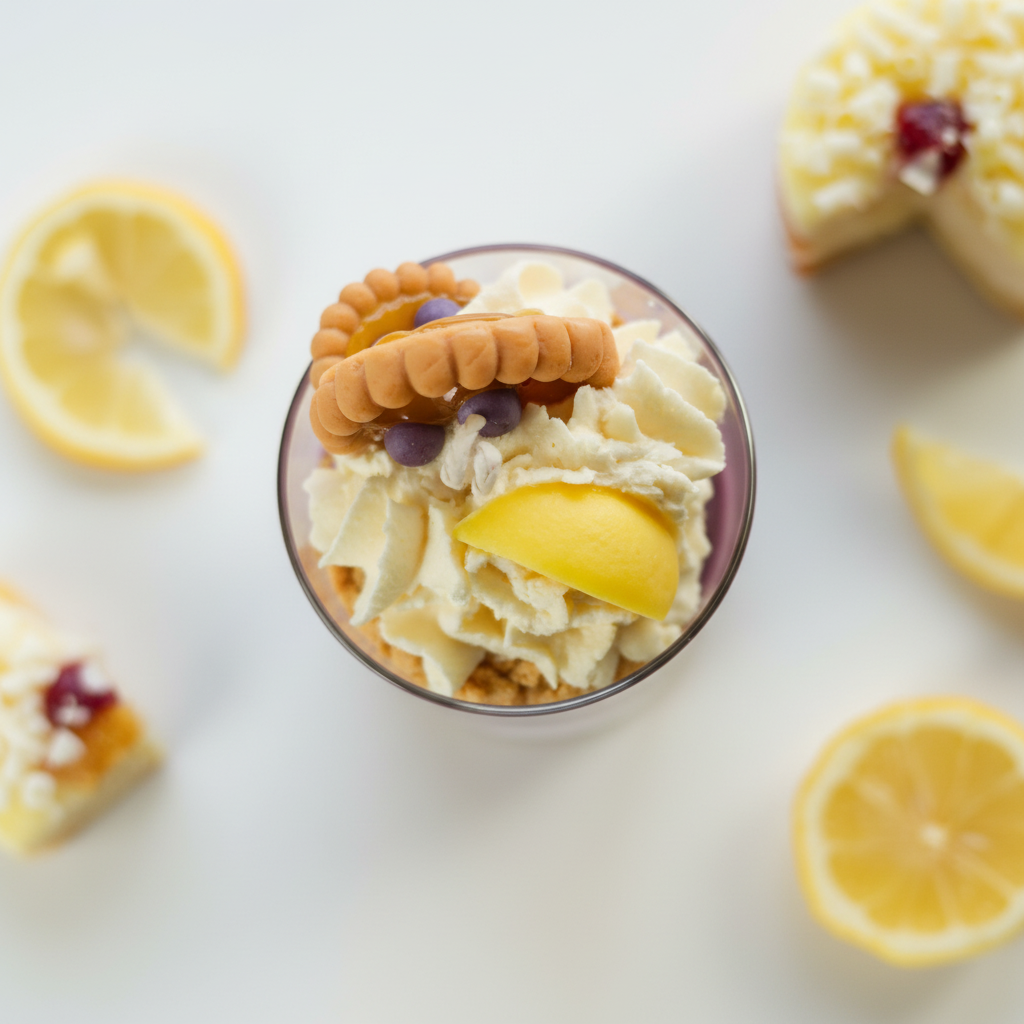 Huckleberry Lemon Tart Dessert Candle