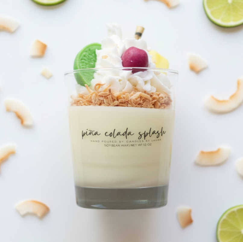 Pina Colada Dessert Candle