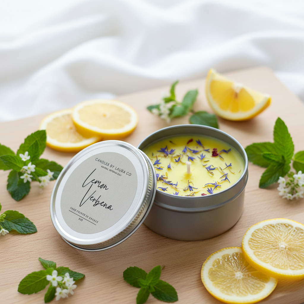 Lemon Verbena Soy Gift Tin