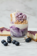 Huckleberry Swirl Cheesecake Dessert Candle