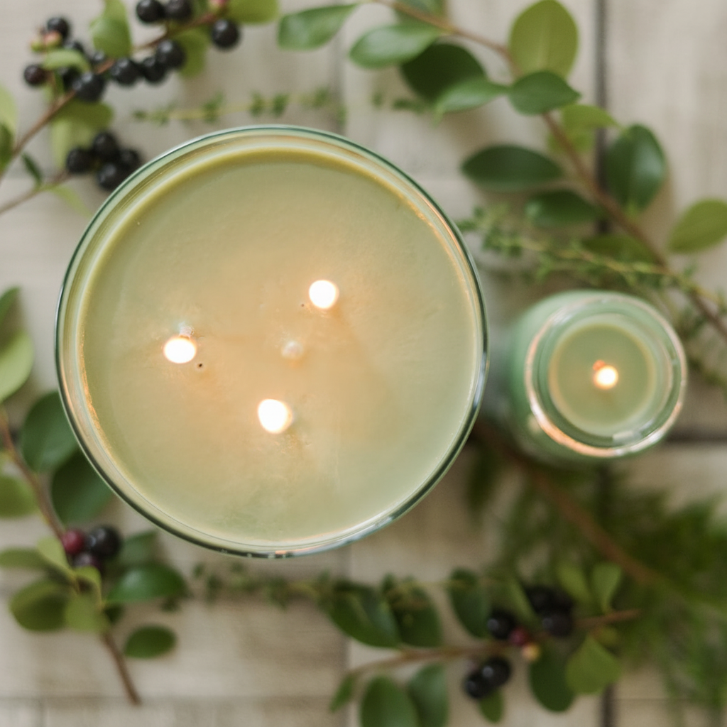 Huckleberry & Thyme 20 oz Three-Wick Soy Candle