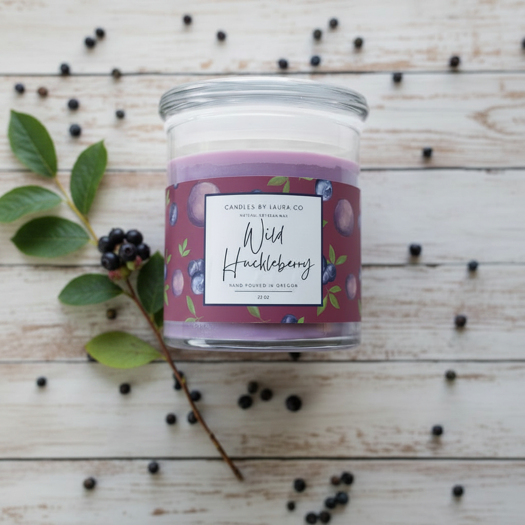 Wild Huckleberry Soy Jar Candle
