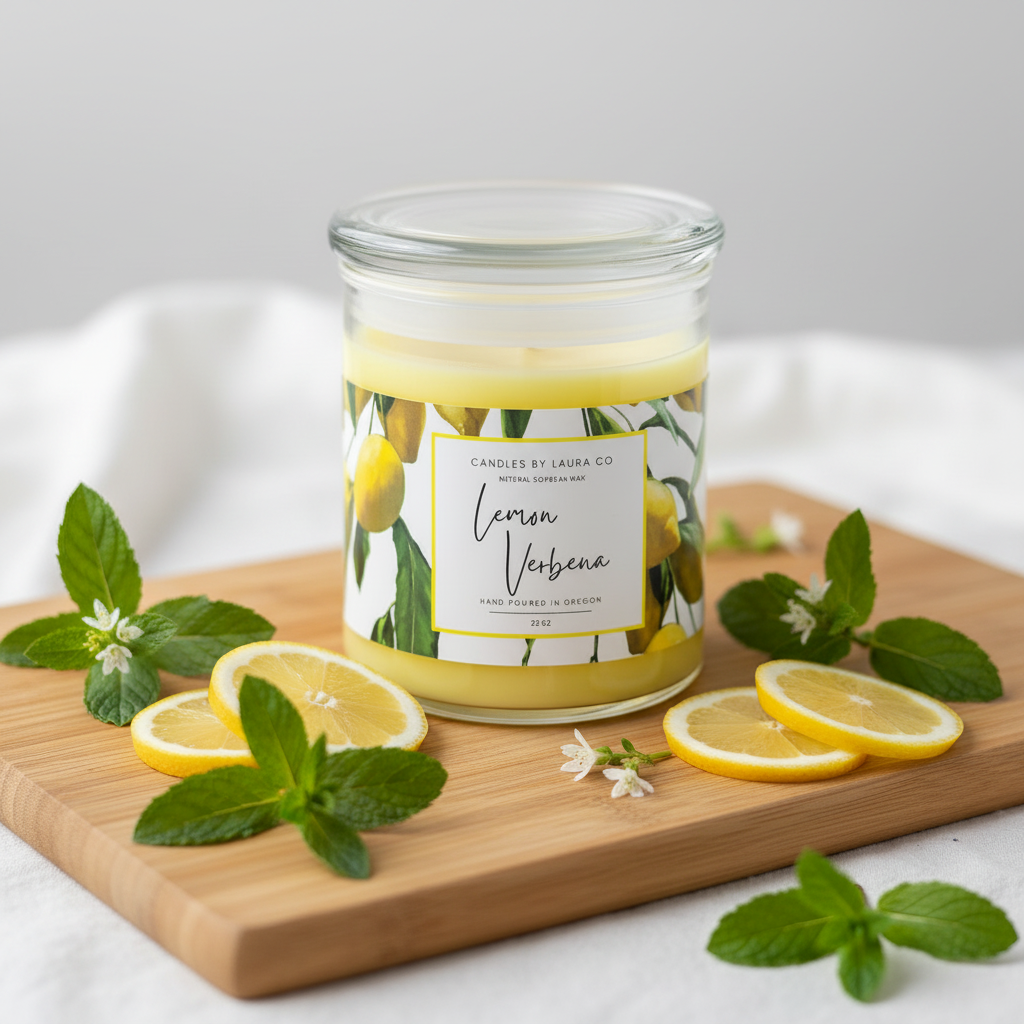 Lemon Verbena Soy Jar Candle