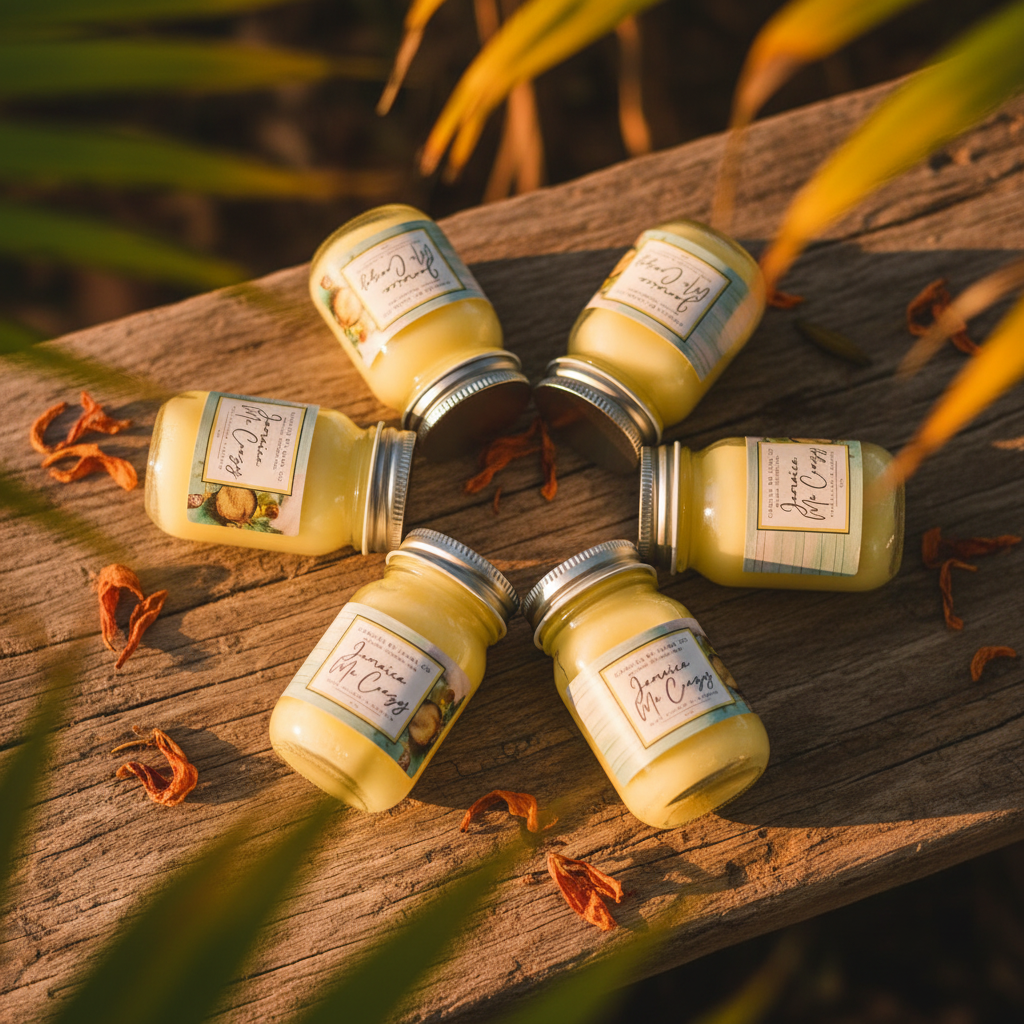 Jamaica Me Crazy 2 oz Mini Mason Candles – Set of 6