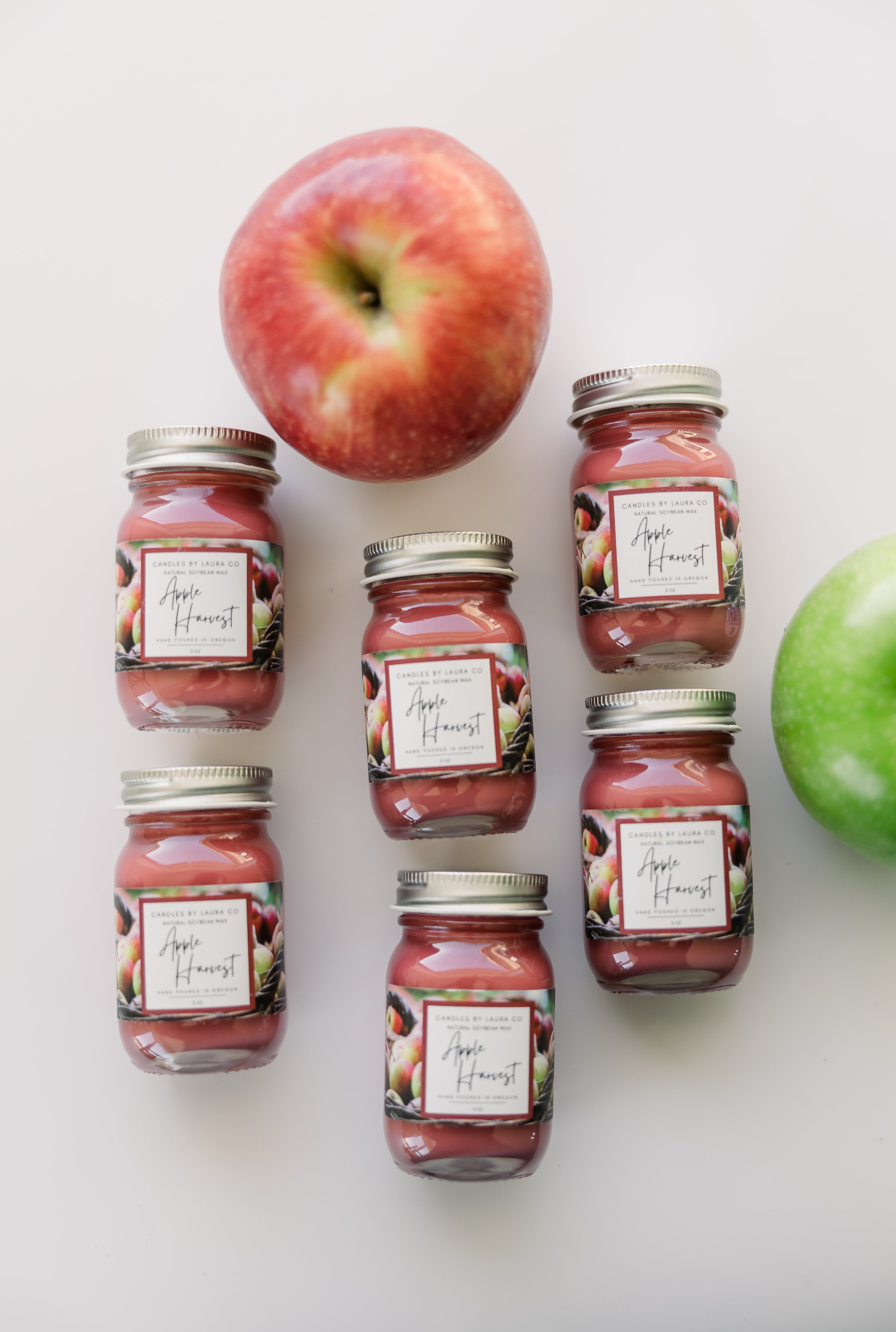 Apple Harvest Mini Mason Set of 6