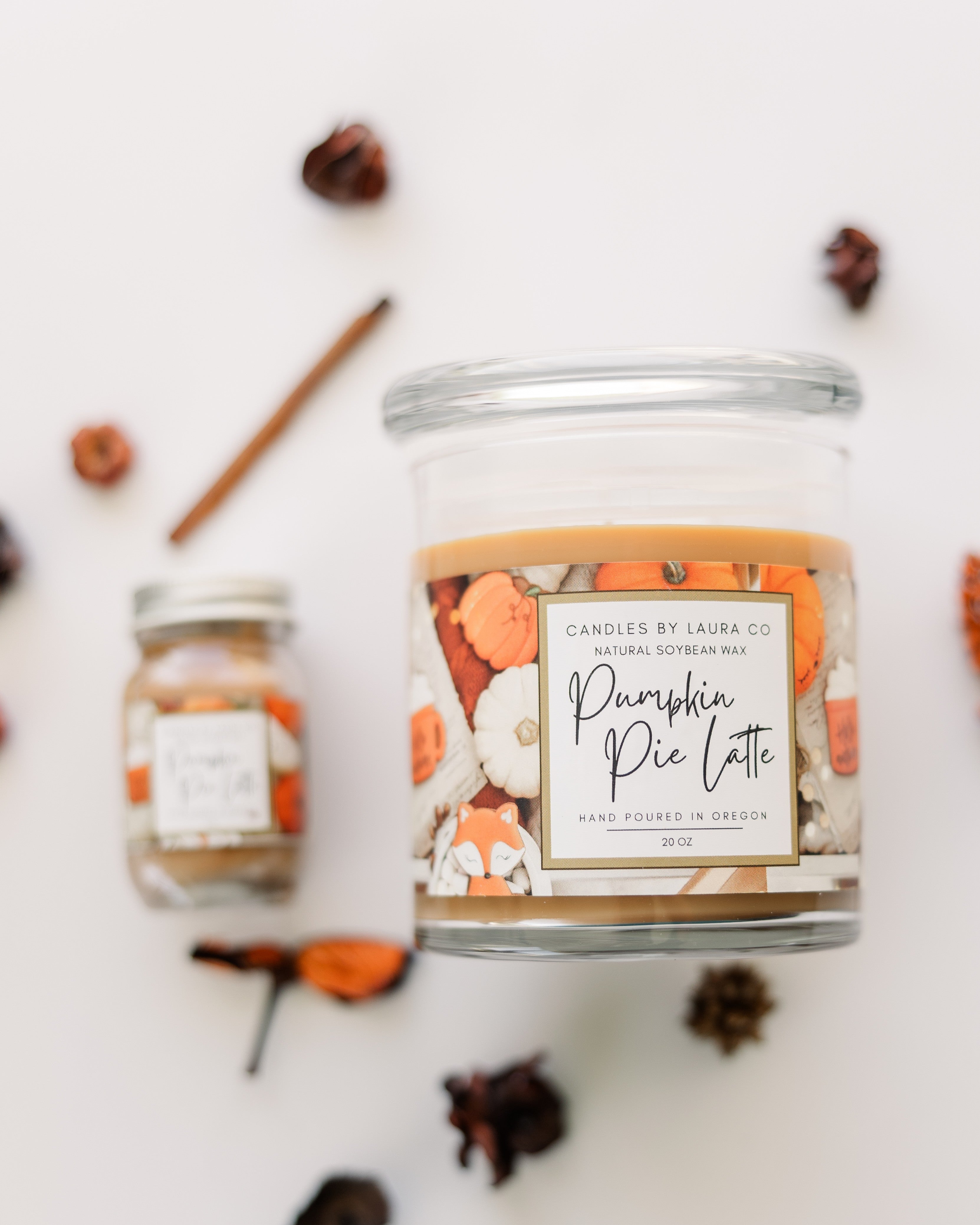 Pumpkin Pie Latte Three Wick Candle