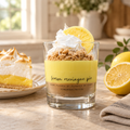 Lemon Meringue Pie Dessert Candle