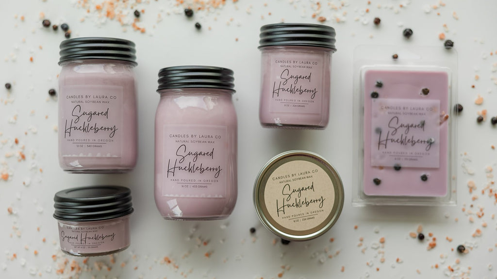 Sugared Huckleberry Soy Candle