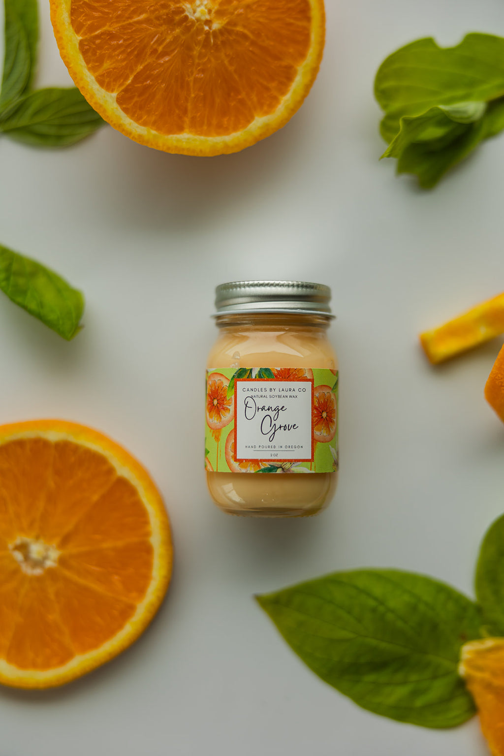 Orange Grove 2 oz Mini Mason Candles – Set of 6