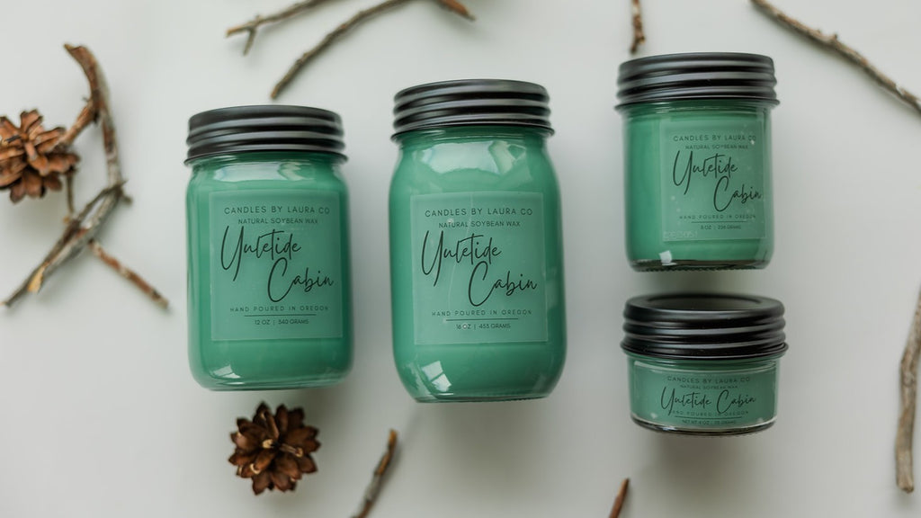 Yuletide Cabin Soy Jar Candle