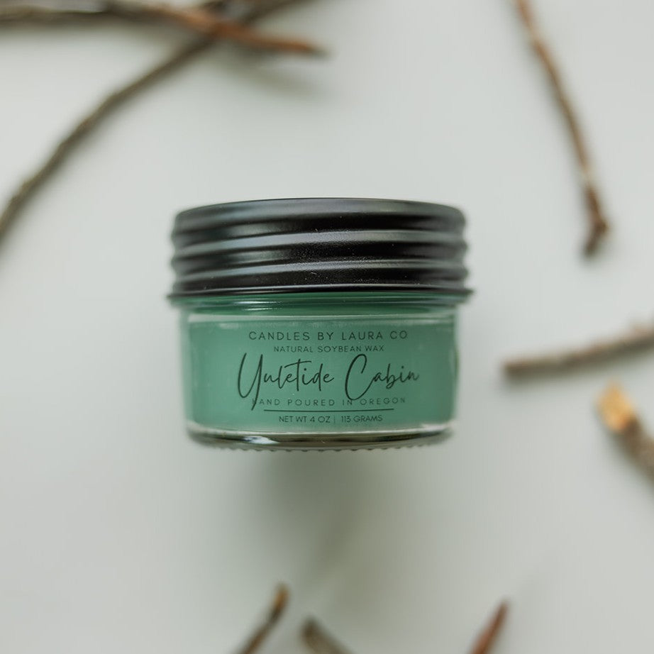 Yuletide Cabin Soy Jar Candle