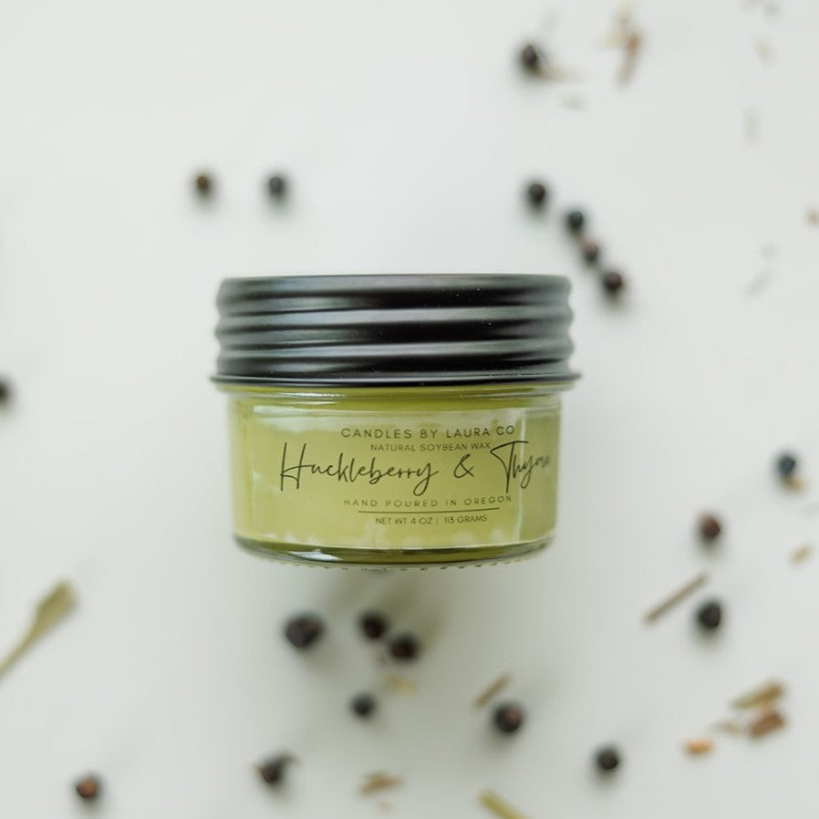 Huckleberry and Thyme Soy Candle