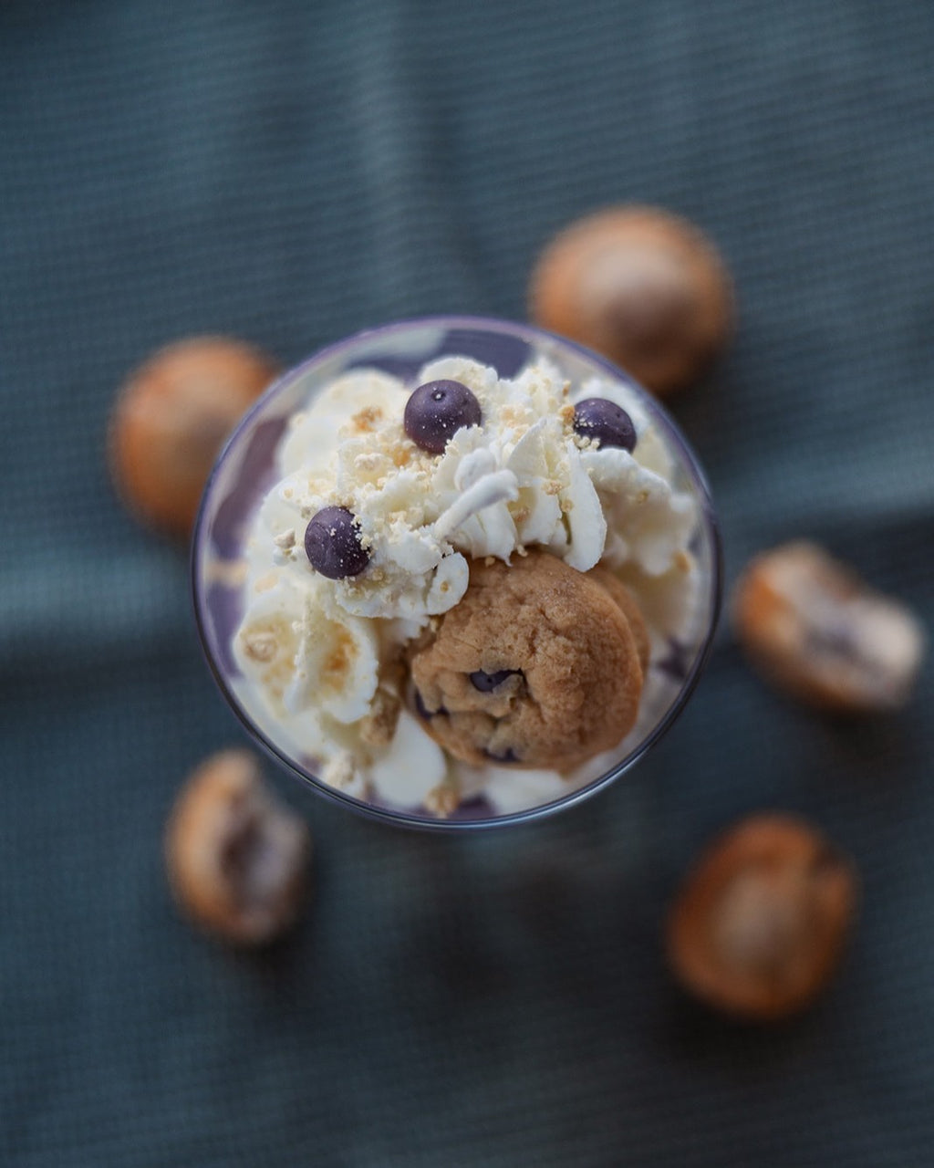 Wild Huckleberry Muffin Dessert Candle