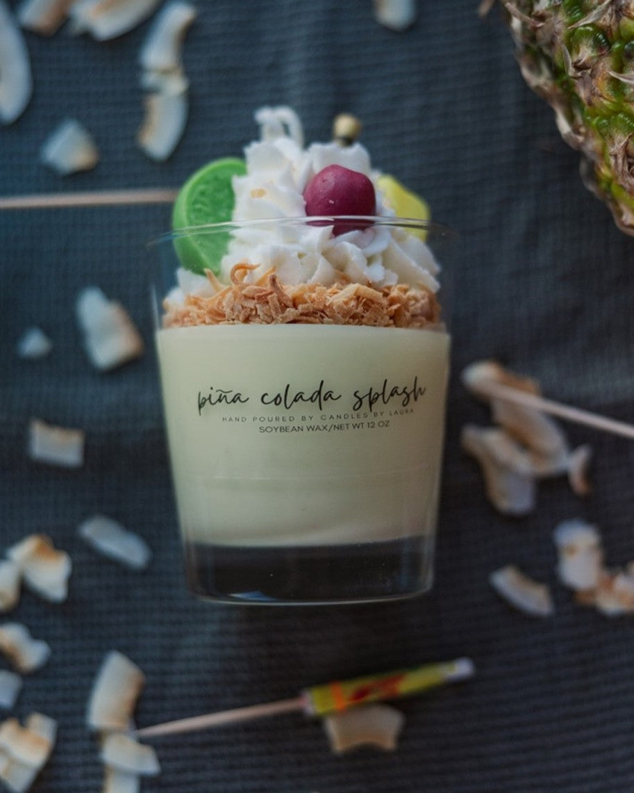 Pina Colada Dessert Candle