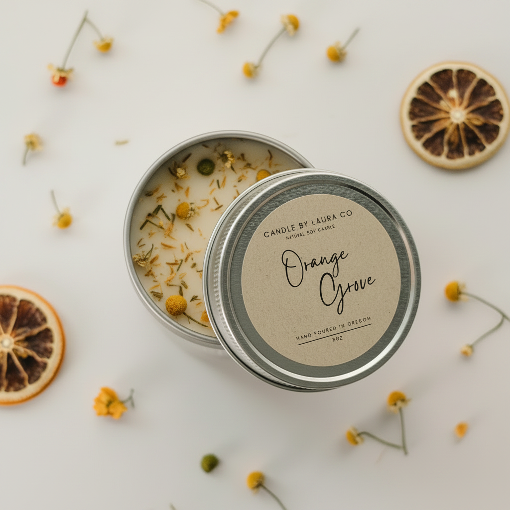 Orange Grove Gift Tin – Botanicals on Wax