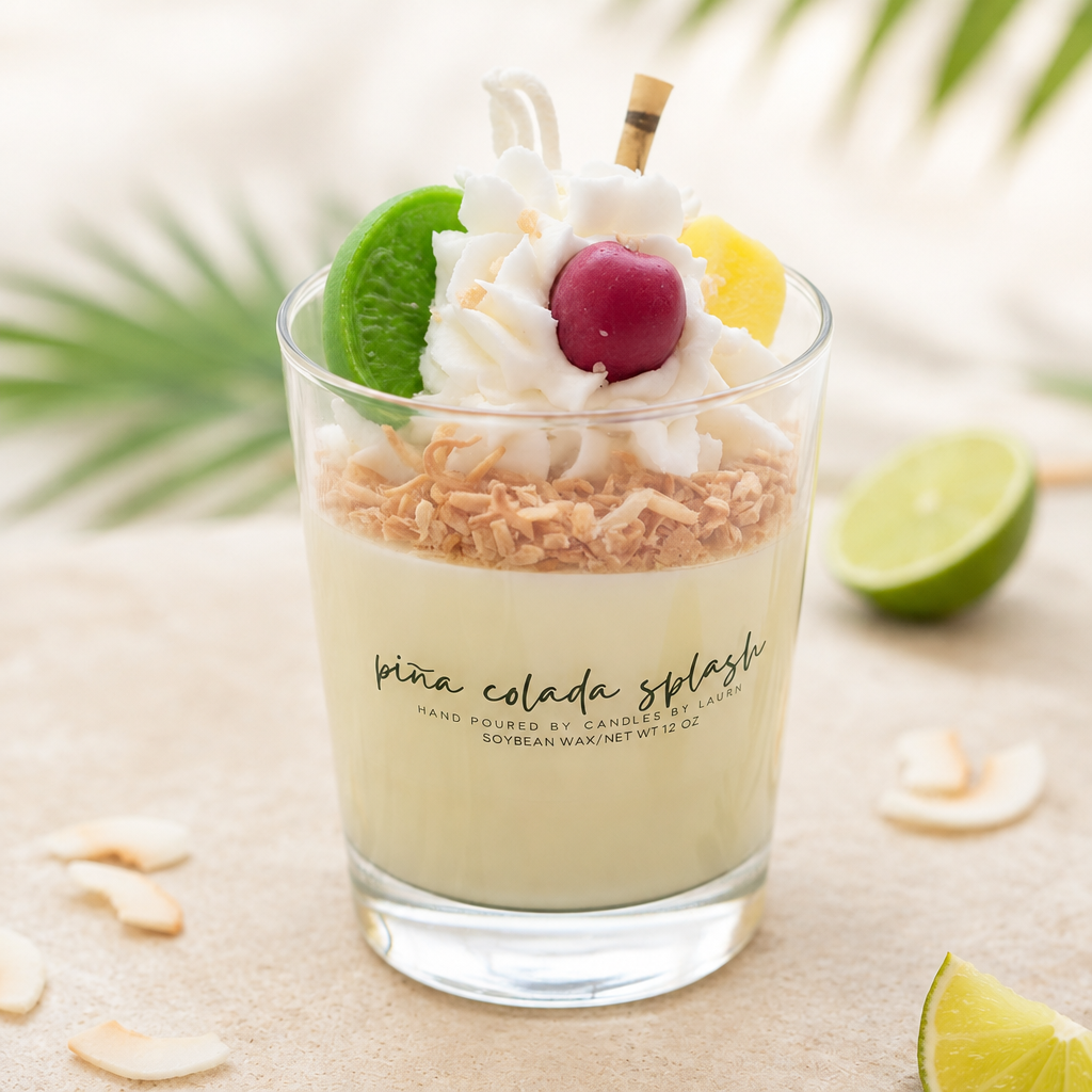 Pina Colada Dessert Candle