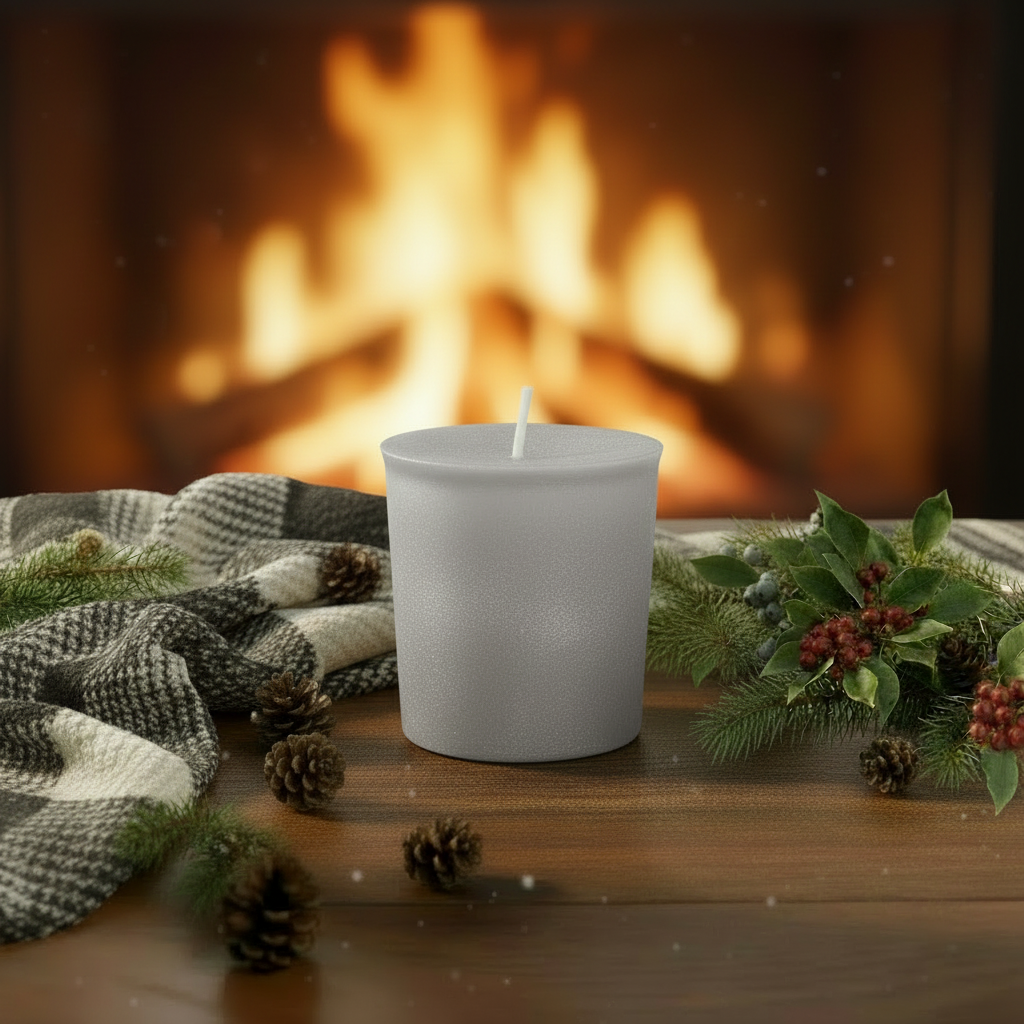 Fireside Flannel Votives