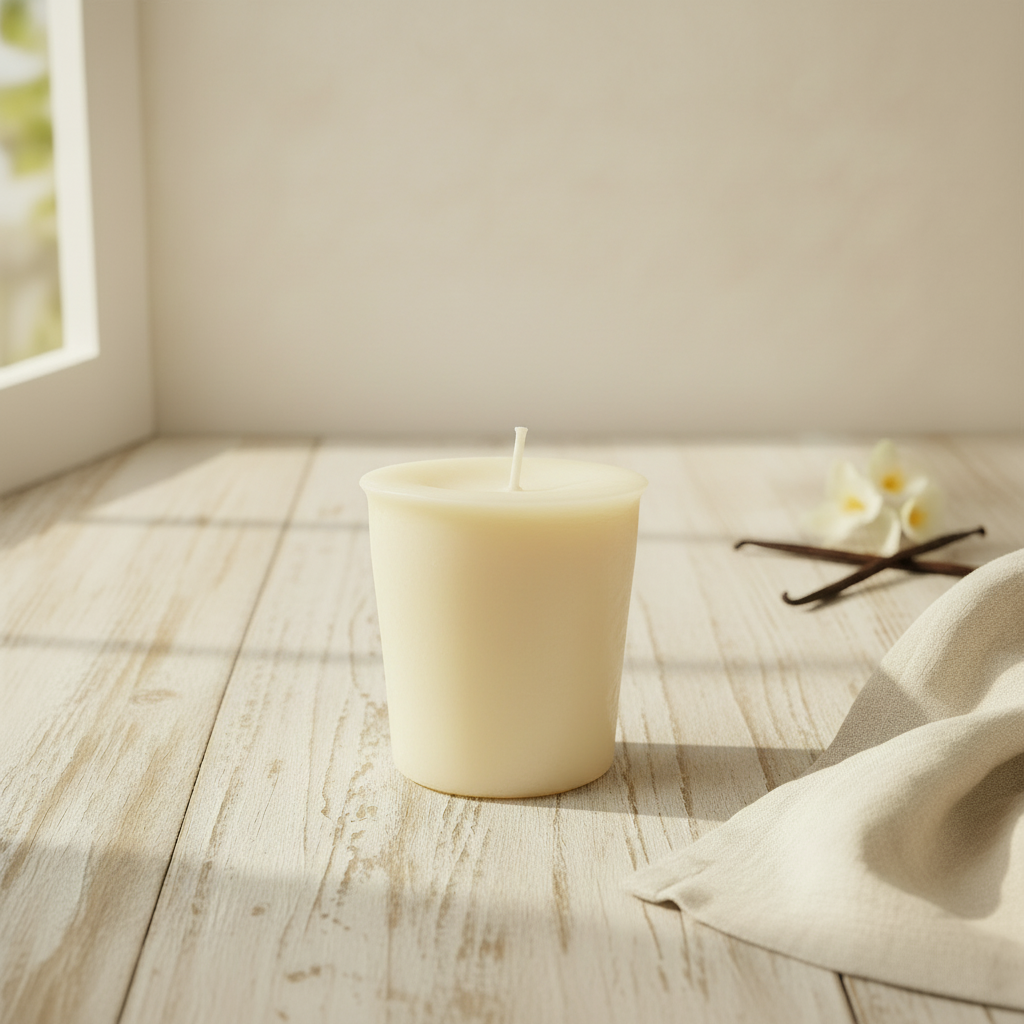 Vanilla Bean Scented Soy Votive Candles