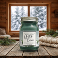 Yuletide Cabin Mini Mason Jar Candles – Set of 6