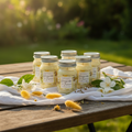 Honeysuckle & Jasmine 2 oz Mini Mason Candles – Set of 6