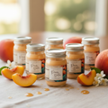 Peach Nectar 2 oz Mini Mason Candles – Set of 6