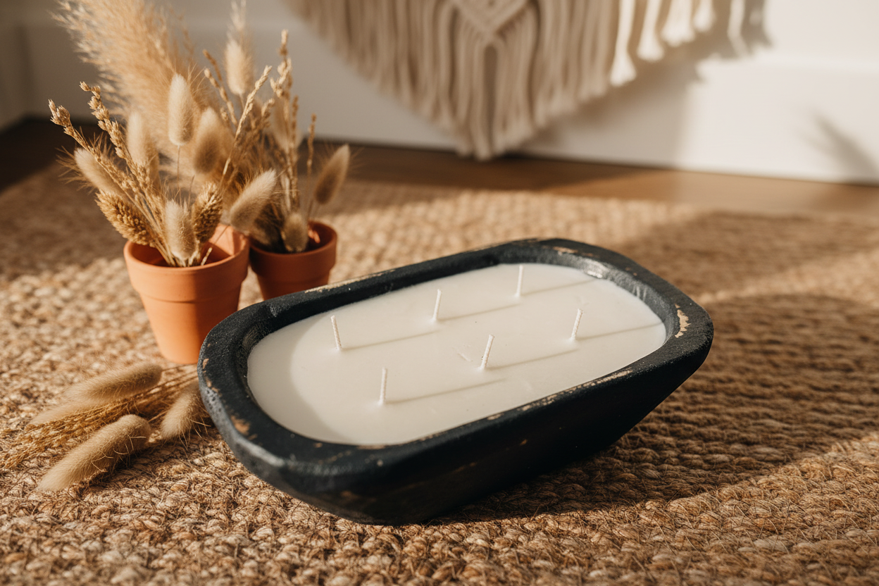 Slate Navy Dough Bowl Boho