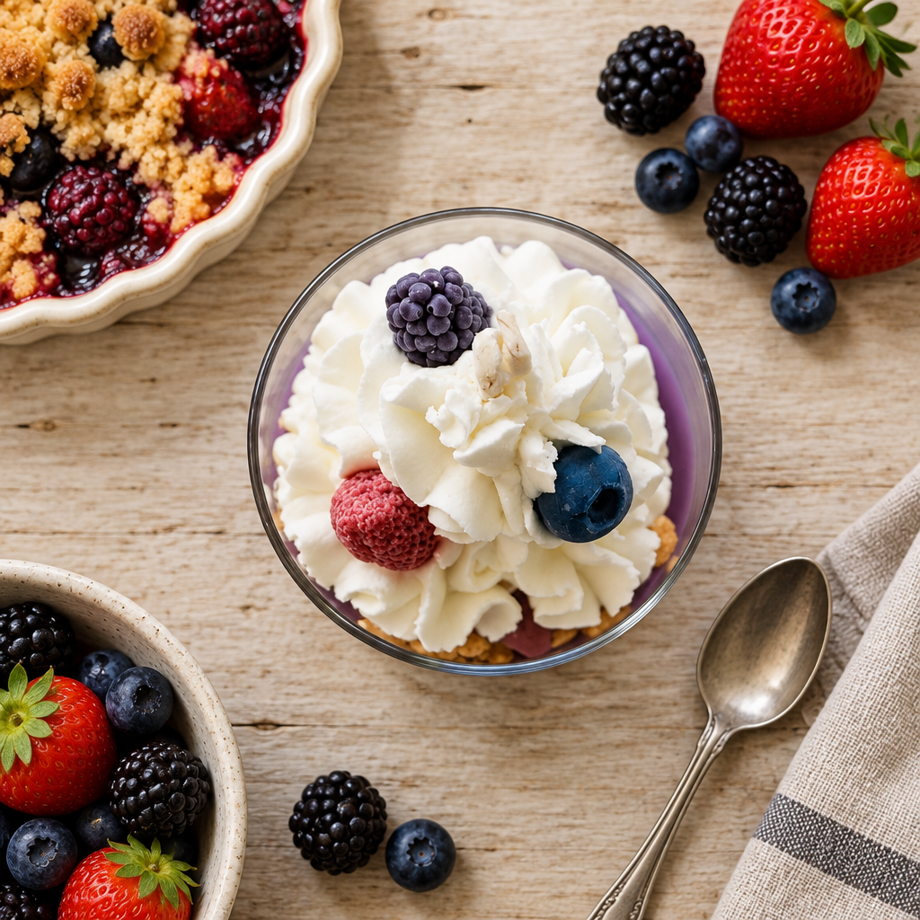 Forest Berry Crumble Dessert Candle