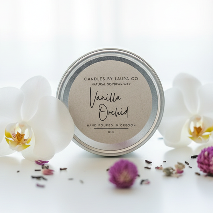 Vanilla Orchid Gift Tin