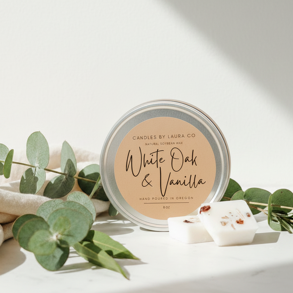 White Oak & Vanilla Gift Tin